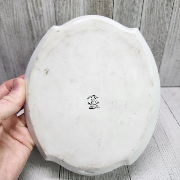 Vintage Gold Castle Chikusa Snack Plate Hand Painted Crane Ocean Wave - Picture 3 of 6